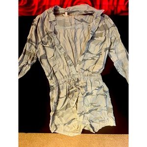 Philosophy Army fatigue jumpsuit.